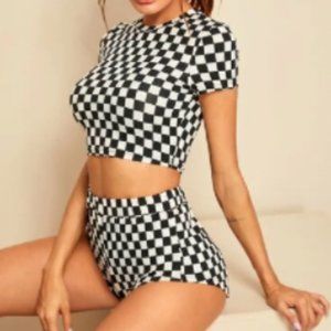 Shein matching race car set